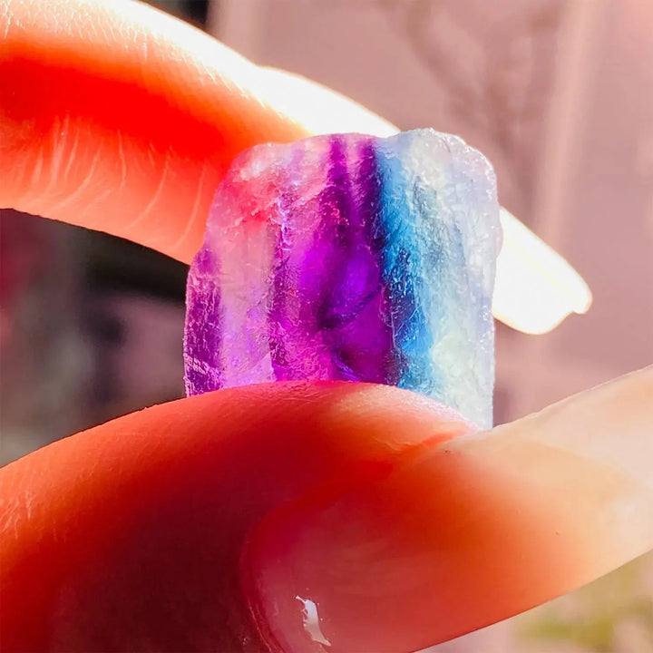 Wholesale High Quality Natural Crystal Healing Colorful rough Fluorite Raw Stone For Decoration - Fairy healing crystal