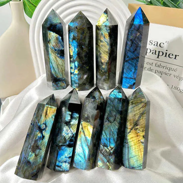 Large Size Labradorite Points