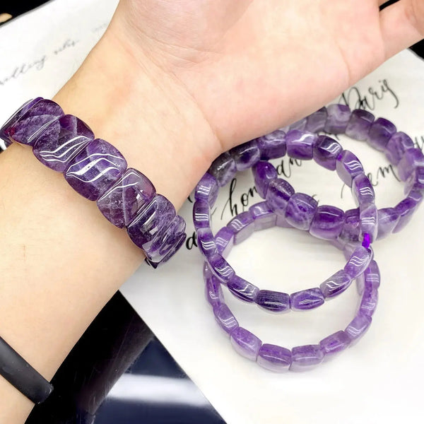 wholesale natural healing dream amethyst diamond bracelets for Jewelry decoration - Fairy healing crystal