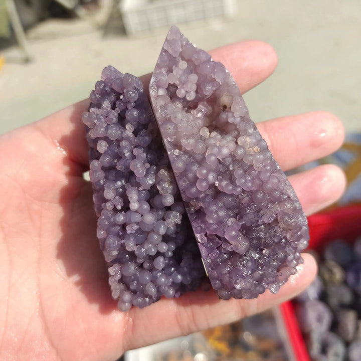 New arrived high quality natural botryoidal agate points geode wand crystal tower for home decoration - Fairy healing crystal