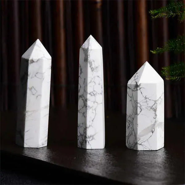 Natural Howlite Points