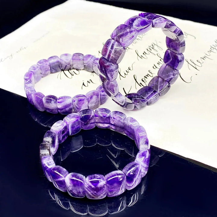 wholesale natural healing dream amethyst diamond bracelets for Jewelry decoration - Fairy healing crystal