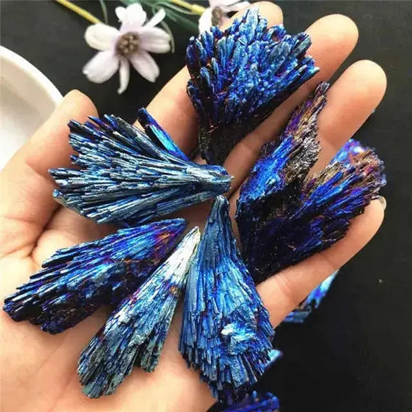 Blue Aura Natural Black Tourmaline