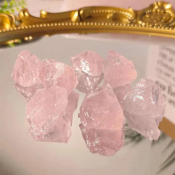 Natural Rose Quartz Rough Stone & Raw Stone